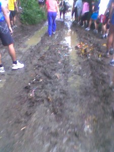 Muddy Tracks...